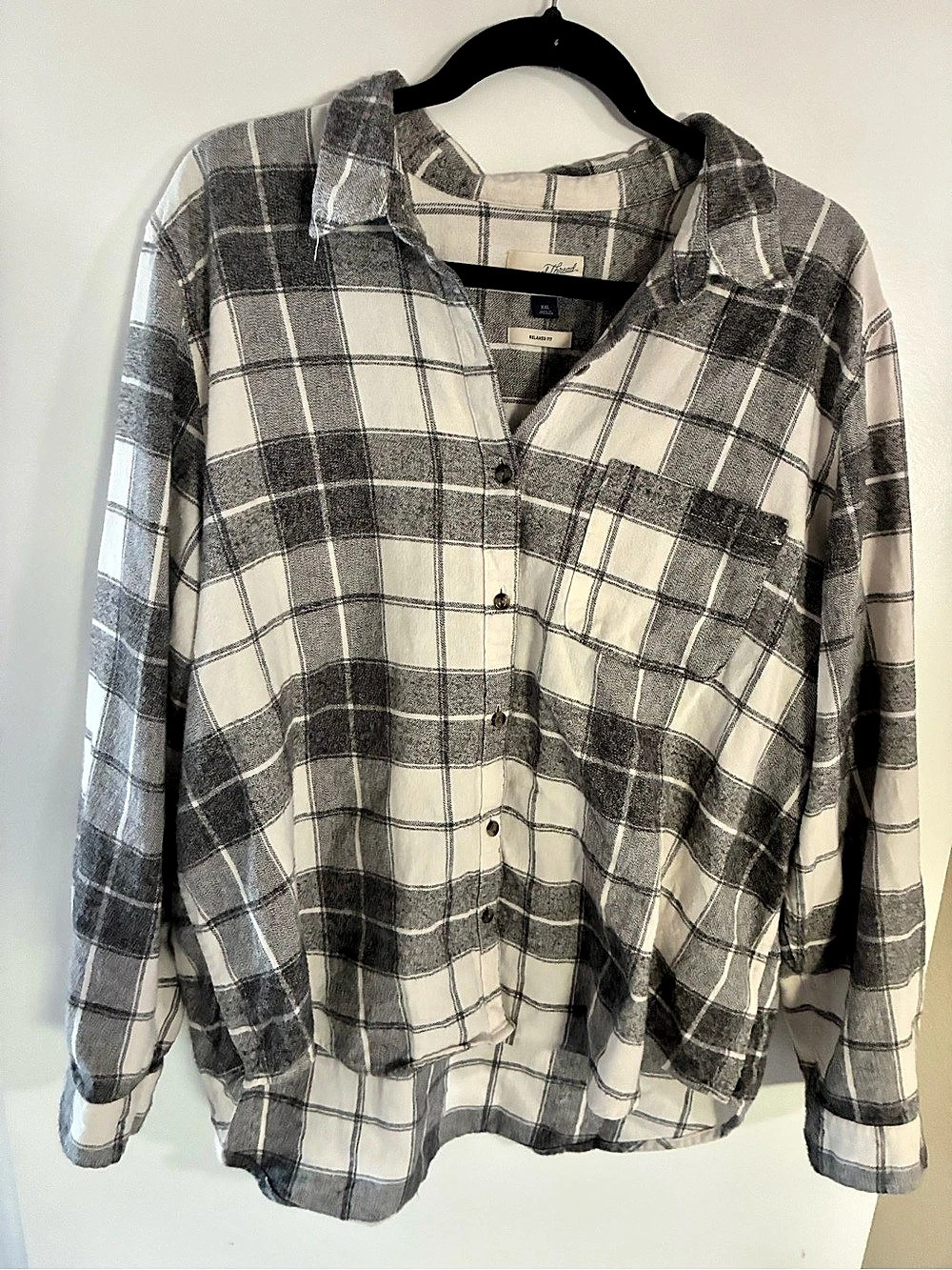 Plaid Button Down Shirt Size XXL